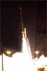 Black Brant XI sounding rocket launching from Wallops Island