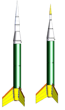 Drawing of the two MesOrion vehicles.