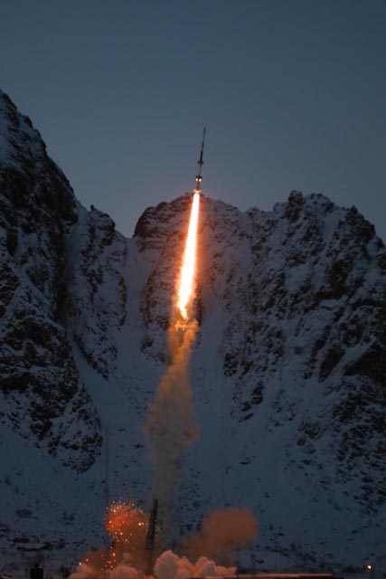 C-REX 2 launches from Andoya Space, Norway.