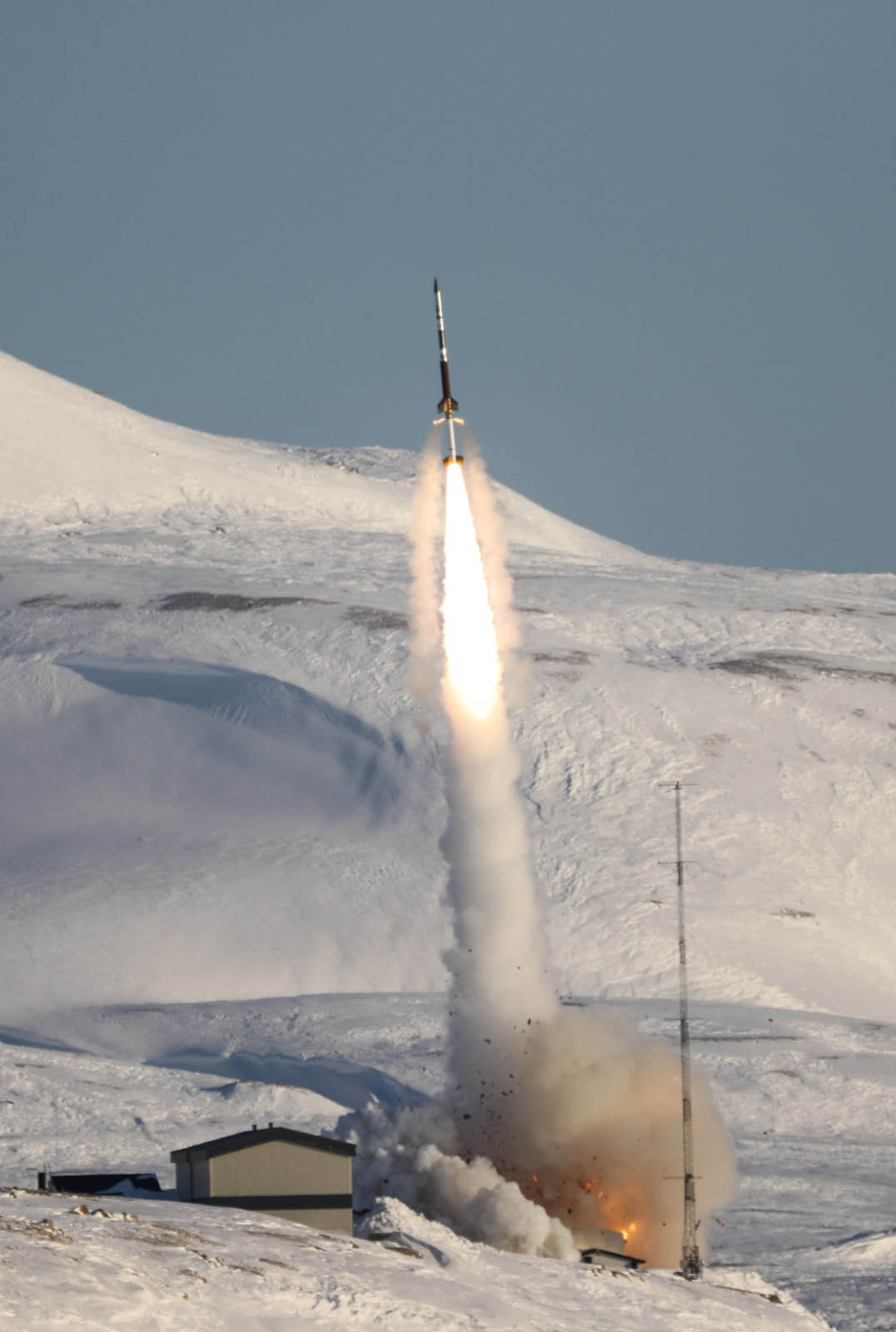 BOLT-2 launches from Wallops Island, VA.