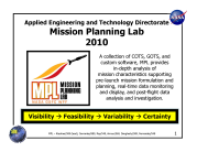 Mission Planning Lab 2010